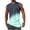 Mint Green#1, variant on cocolona Mens Loose Tank Tops Summer Sleeveless Crew Neck Gym Workout Muscle T-shirts Vacation Beach Gradient Print Tees