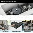 thumbnail image 6 of Delta 953034-32D6 Stainless Steel 32 Inch Undermount Double Bowl Sink, 6 of 7