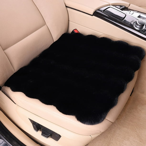 Cojín para Asiento de Coche de Invierno, Acolchado y Corto | Tela Suave y Transpirable | Soporte Ergonómico | Compatible con la Mayoría de Coches | Fácil de Limpiar | Funda de Asiento Universal y