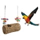 thumbnail image 4 of Casa de túnel para loros instalación de gancho Túnel de hierba para pájaros libre de tóxicos tejido con agujero para hámster para cacatúa ANGGREK Otros, 4 of 8