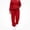 Red, variant on Vornjynx Plus Size Womens 2 Piece Sets Fall Outfits Hooded Pullover Long Sleeve Tops Jogger Pants Lounge Matching Sets Dark Blue Size 2XL