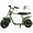 Green, variant on Mini Bike Roller Frame Kit, Rolling Chassis with Wheels, Seat & Brake System, Engine Mount Plate Included, Fits 79cc 98cc 196cc 212cc 225cc Engines, 145/70-6 Tires, Engine Not Included - Black