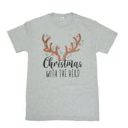 Tees2urdoor Christmas with the Herd Family T-Shirt, Adult 3X-Large