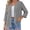 87Grey207, variant on Women's Blouses Solid Color Button Down 3/4 Sleeve Open Front Cardigan Blouse Summer Lightweight Casual Longline Shirts For Everyday Wear Comfortable Top M