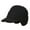 Black, variant on Wool Winter Baseball Cap with Warmer Earflap for Men ＆ Women Outdoor Ski Visor Beanie Hat