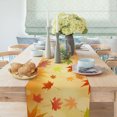thumbnail image 3 of Fall Maple Leaves Table Runner, Linen Watercolor Plant Yellow Leaf Harvest Thanksgiving Table Runners Holiday Dining Room Kitchen Table Party Decoration 13 x 72 Inch, 3 of 3