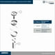 thumbnail image 2 of Contracanasta Para Fregadero Con Tubo Acero Inox Urrea 3815 Urrea 3815, 2 of 3
