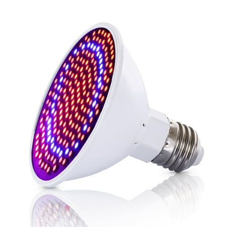 LeadingStar LED Grow Lights Bulb 20W E27/E26 LED Grow Light Plant Lamp Bulb Garden Greenhouse Plant Seedling Light 166 Red 34 Blue Grow Tent Bulb for Garden Greenhouse and Hydroponic (Best Bulbs For Growing Plants)