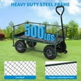thumbnail image 4 of AKDSteel Utility Steel Garden Cart Trolley, 3 In 1 Design With Removable Sides, 200kg Capacity, 4 of 6