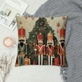 thumbnail image 2 of ONETECH  Merry Christmas Nutcracker Throw Pillow Covers Decorative Winter Holiday Party Christmas Pillow Cases for Couch Cushion Sofa Outdoor, 2 of 5