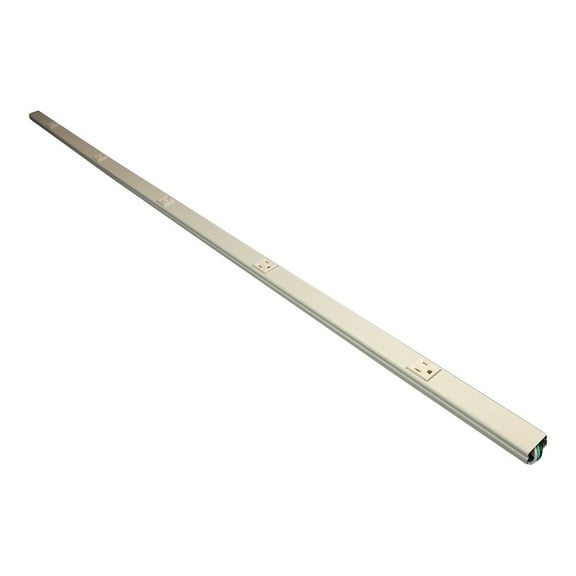 Legrand Outlet Strip, Plug Converter, 5-15R, 5 ft., Ivory S20GB512