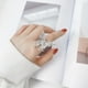 thumbnail image 3 of Anillos para mujer, regalos para mujer, diseño creativo tridimensional, joyería para mujer, regalo del anillo., 3 of 5