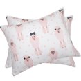 thumbnail image 2 of Sobel Westex Dog Whisperer Pink Lady Comforter Set & Pet Bed Full/Queen Pink, 2 of 3