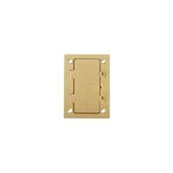 Hubbell Wiring Device-Kellems Box Cover, Floor Box Type, 1 Gang, Brass S3826