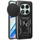 thumbnail image 1 of For Xiaomi Redmi Note 14 Pro 5G Case with Slide Camera Lid PC TPU Kickstand Phone Cover - Black, 1 of 5