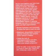 Josie Maran Argan Bright Skin Vitamin C Serum Dark Spot Eraser – 1.7 fl oz / 50 mL