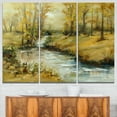 thumbnail image 1 of Brook in Autumn Oil Painting Painting, 1 of 1