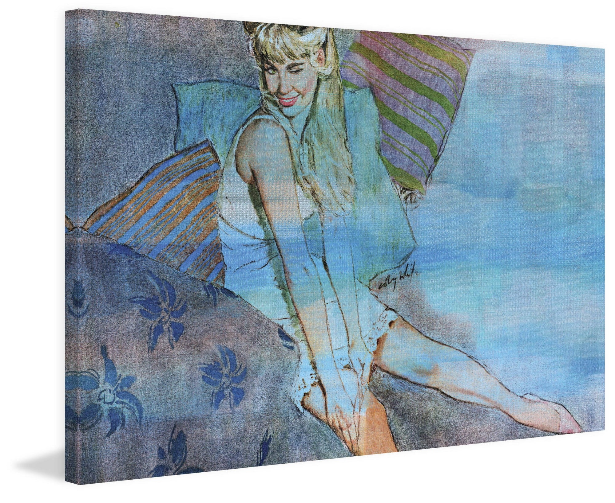 Parvez Taj - "flirty Wink" Painting Prin