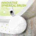 thumbnail image 2 of Toilet Brush and Holder Set, Toilet Bowl Cleaner Brush White, Scrubber Brush for Bathroom, Rv, Bathtub, Litter Box, Waste Bin, 2 of 4
