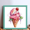 thumbnail image 3 of Hilo Algodón Ecológico Bordado Punto Cruz Helado Impreso 9CT 40x40cm, 3 of 9