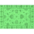 thumbnail image 1 of Ahgly Company Indoor Rectangle Abstract Emerald Green Modern Area Rugs, 2' x 3', 1 of 4
