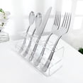 thumbnail image 3 of Plymor Clear Acrylic Flatware Display Stand, 3.25" H x 7" W x 3" D (2 Pack), 3 of 3
