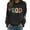Black, variant on Tops for Women Long-sleeved Round Neck Printed Winter Loose Sweater Top,Womens Blouse Green XL