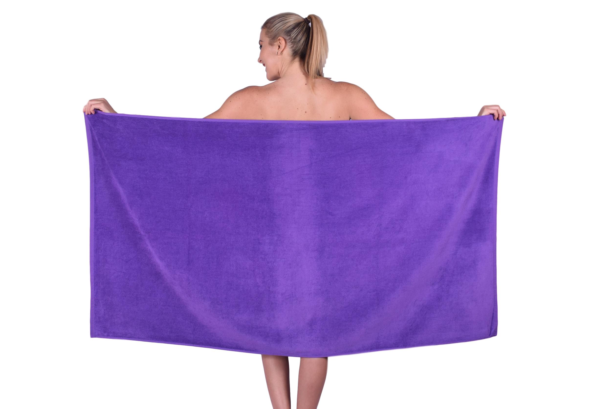 Silky Soft Bamboo Oversized Beach Towels for Adults / Bath Sheet - Extra  Plush – Extra Strong Blend – Eggplant Purple - 1