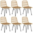 thumbnail image 2 of vidaXL 7 Piece Garden Dining Set Poly Rattan, 2 of 5