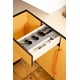 thumbnail image 4 of Drawer Store Organizador compacto para cajones de cubiertos, 5 compartimentos, capacidad para más de 24 piezas, soporte para utensilios, cajones de almacenamiento, almacenamiento de cocina, 4 of 5