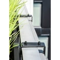 thumbnail image 6 of Veradek Block Series Trough 36" Plastic Planter w/ Bracket - Black, 6 of 13