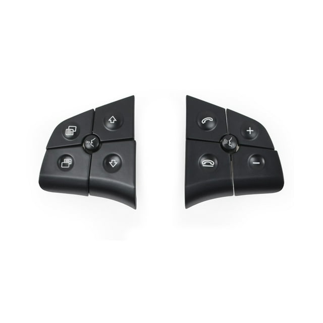 ruzhgo Interior Switch Wireless Controls Button Multifunctional Steering Wheel Key Controlling Controller Vehicle Replacements Black W164 Black W164 High