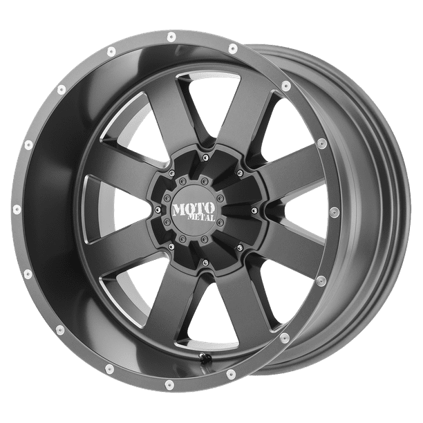 MOTO METAL MO962 17X10 5X127/5X139.7 -24ET 78.1CB SATIN GRAY MILLED ...