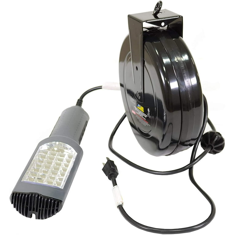 Alert Stamping 5030AS Repair Light LED 450 Lumen Retractable Cord Reel