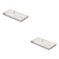 thumbnail image 1 of Guardoinrt Stylish And Durable Bathroom Storage Tray For Easy Organization Stable And Durable Resin Bathroom Storage Organizer Type 1 2Set, 1 of 6