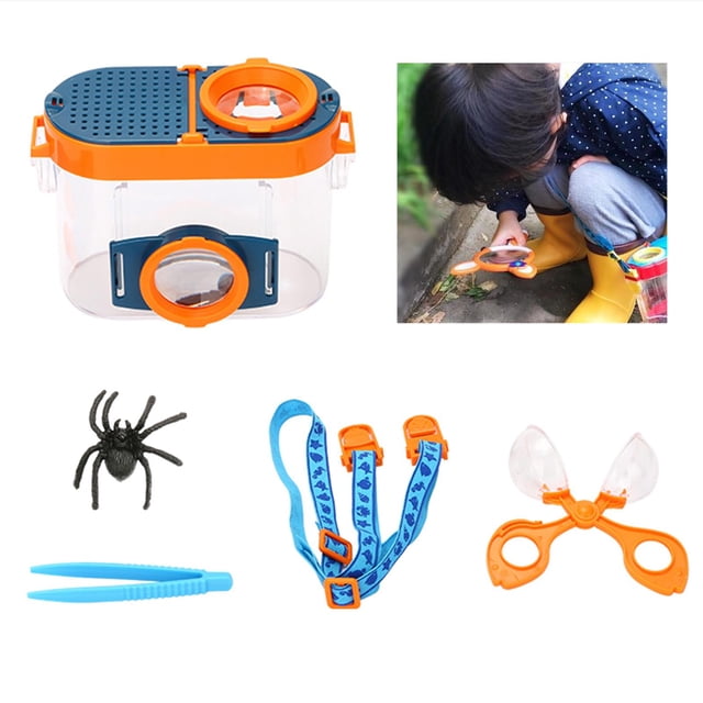 Conjunto de visores de s Visores de con lente óptica acrílica Experimento de observación científica Regalo de exploración de la natural Baoblaze Visor de insectos