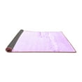 thumbnail image 2 of Ahgly Company Indoor Rectangle Solid Purple Modern Area Rugs, 7' x 10', 2 of 4