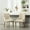 Tan, variant on Button Tufted Hostess Chairs Set / Offer Three Upholstery Colors