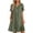a-Green226, variant on Womens V Neck Short Sleeve Button Front Shift Dress With Pockets Casual Loose Fit Solid Color Mini Dress For Daily Vacation Summer Wear Black M