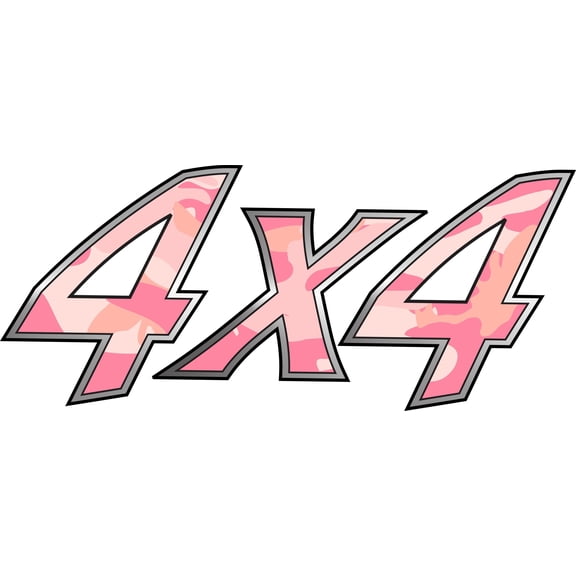 10inx4.25in 4x4 Off Road Truck Camo Window Sticker Decal Bumper Stickers Decals