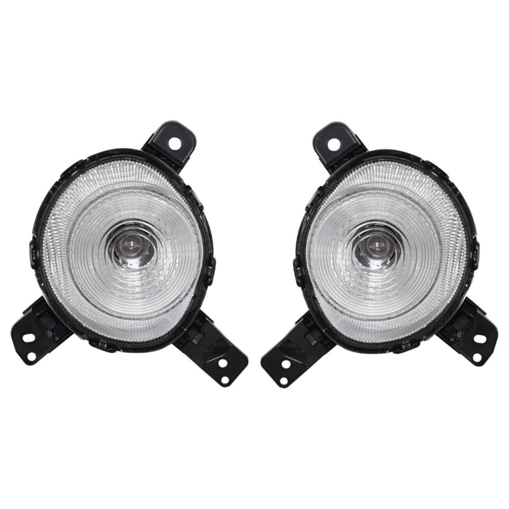 Driving Lights Lamps Headlights Headlamps Set of 2 Driver & Passenger