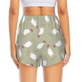 thumbnail image 4 of Uemuo Funny Chicken Pattern Women's Athletic Shorts High Waisted Running Shorts with Liner Pockets Gym Elastic Workout Shorts-X-Large, 4 of 9
