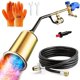 thumbnail image 1 of Antorcha de Propano Weed Seesii, Quemador de 500,000 BTU de Alta Resistencia con 2 Encendedores Electrónicos, Quemador de Maleza con Válvula de Control y Manguera de 9.8 Pies para Jardinería, Techos,, 1 of 3