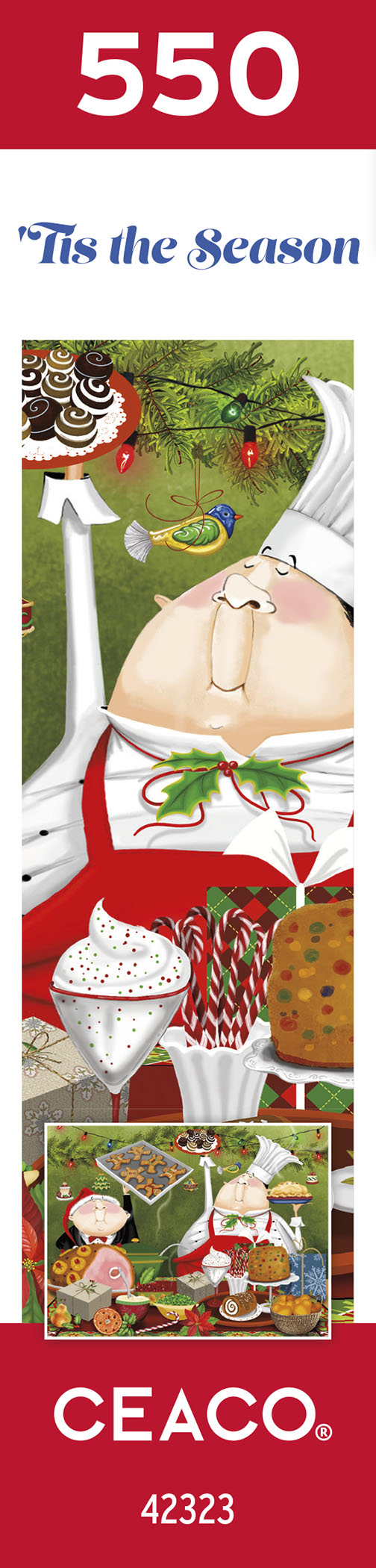 Ceaco - Christmas - Bon Appetit - 550 Piece Holiday Jigsaw Puzzle