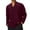 Red, variant on MIXUE Shirts For Men Summer Solid Color V Neck Long Sleeve Loose Tops Pullover Tshirts Outwear,Purple,XXL