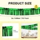 thumbnail image 3 of Uxcell 6-Pack Guirnalda de Flecos de Papel de Aluminio de 3 Metros Brillante para Fiestas y Eventos Verde, 3 of 7