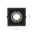 thumbnail image 2 of 1Pc LED Spotlight Trim Ring Ceiling lamp Mount Shell Compatible for MR16 GU10, 2 of 10