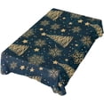 thumbnail image 5 of 60"x120" Christmas Tree Tablecloth, Waterproof Washable Polyester Square Table Cover, Durable Tablecloth for Kitchen Dining Table Party Decor, 5 of 7