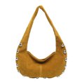 thumbnail image 1 of Axila Hobo Bag Women Suede Solid Color para El Compras Viajes, 1 of 9