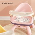 thumbnail image 4 of Asiento de Baño para bebé Asiento Elevador de Plástico Portátil para Niños Pequeños con 4 Ventosas Silla de Comedor de Viaje Fácil de Instalar Asiento de Bañera para ANGGREK  Otros, 4 of 8